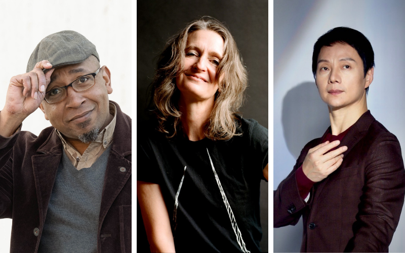 Headshot of the three Footprints artists